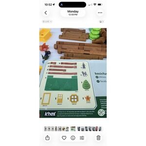 2020 Lincoln Logs - On The Trail Building Set - 58 Pieces Real Wood Logs K'Nex